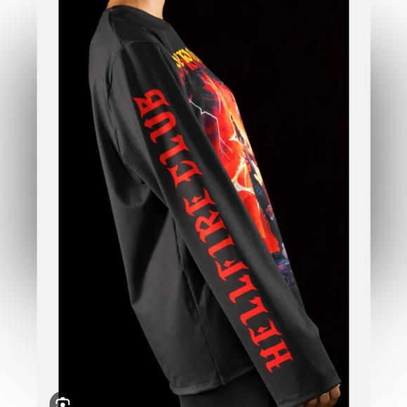 BlackMilk Hell Fire Club Eddie LS BFT size M EUC - Picture 4 of 8